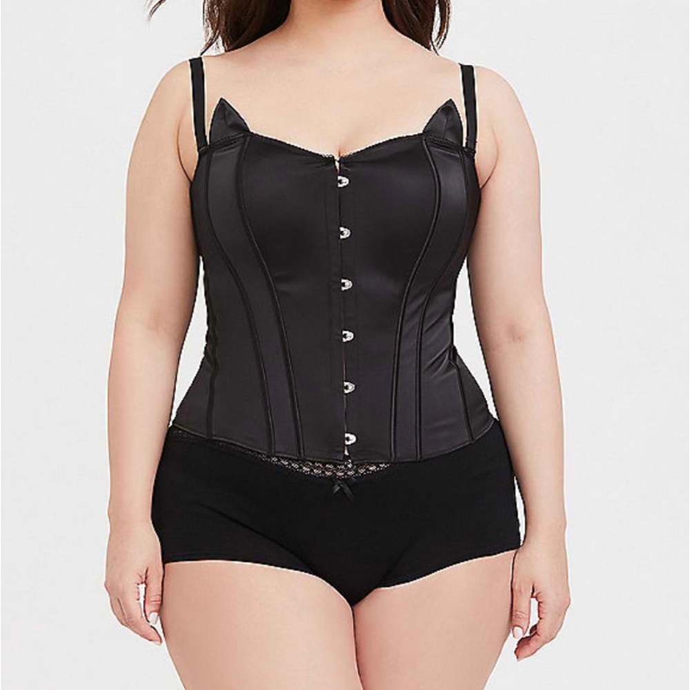 Torrid Cat ear bustier/corset